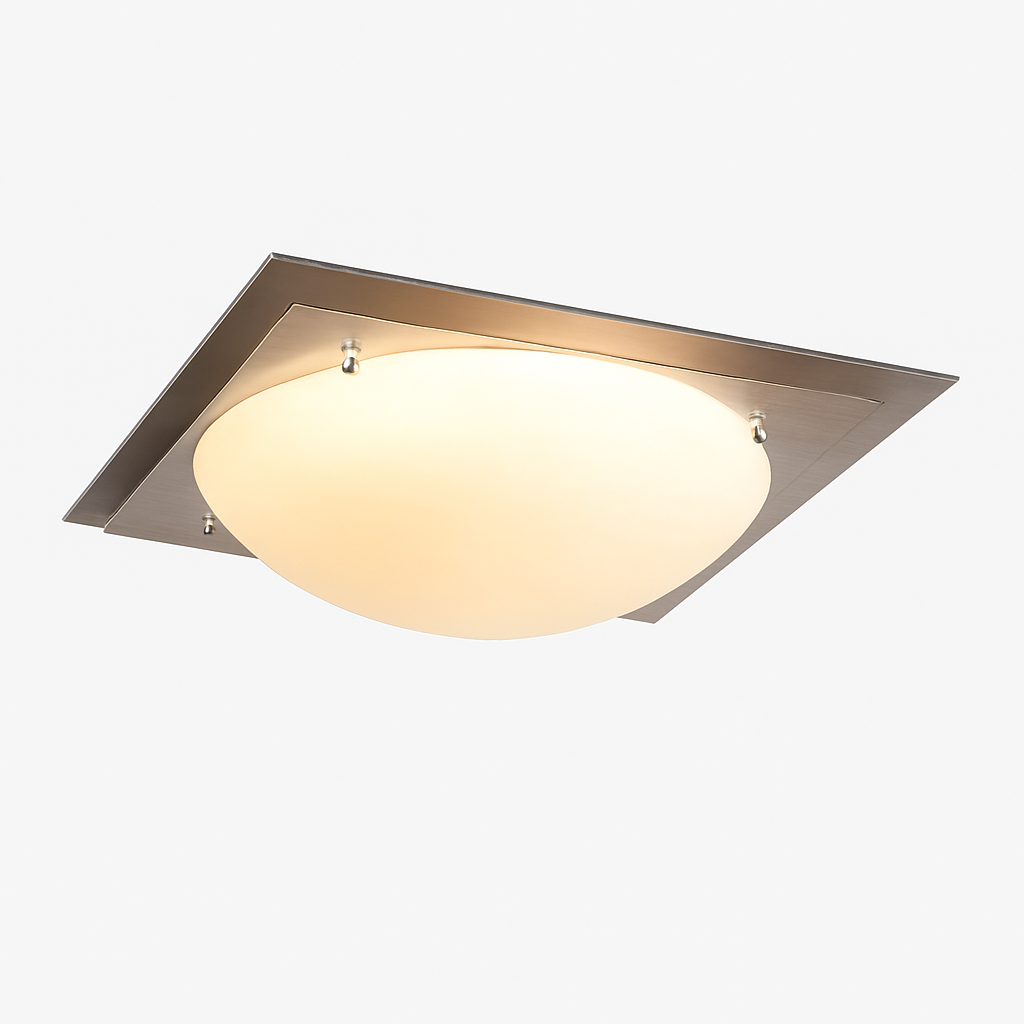 plafonnier rétro créatif en verre style bauhaus antique - vue 2 sur 7