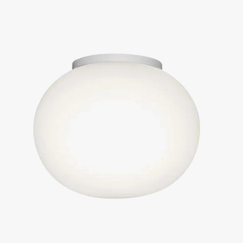 plafonnier sphérique simple applique intérieure en verre