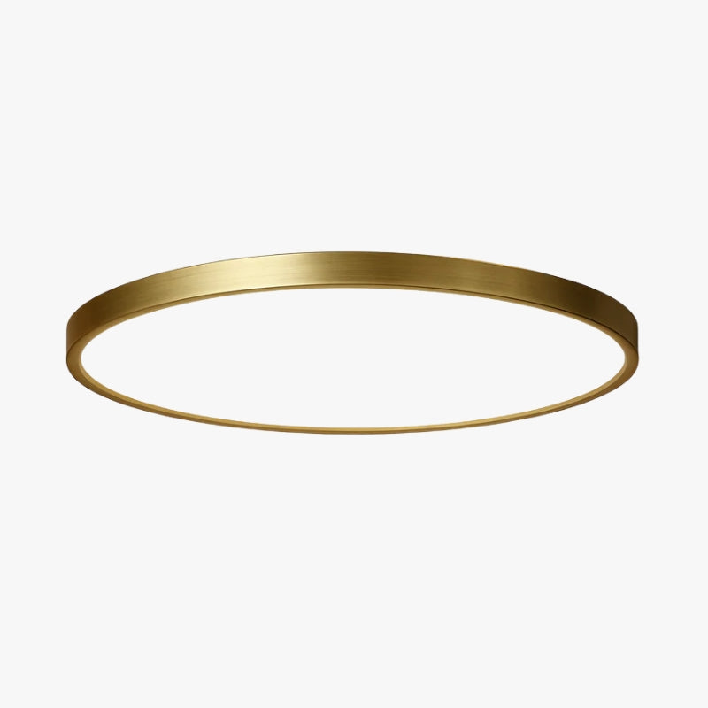 Plafonnier style cuivre très fin