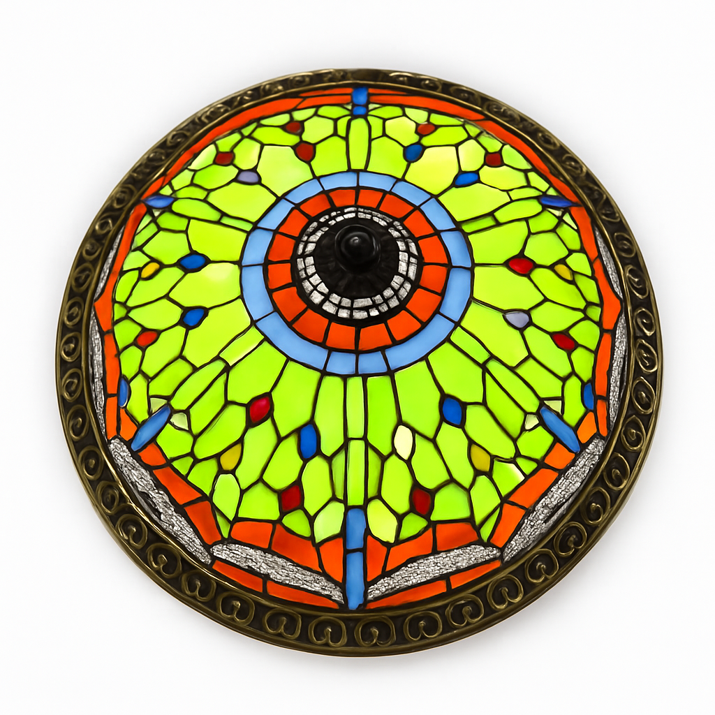 plafonnier vintage style art déco pour éclairage intérieur - vue 4 sur 14