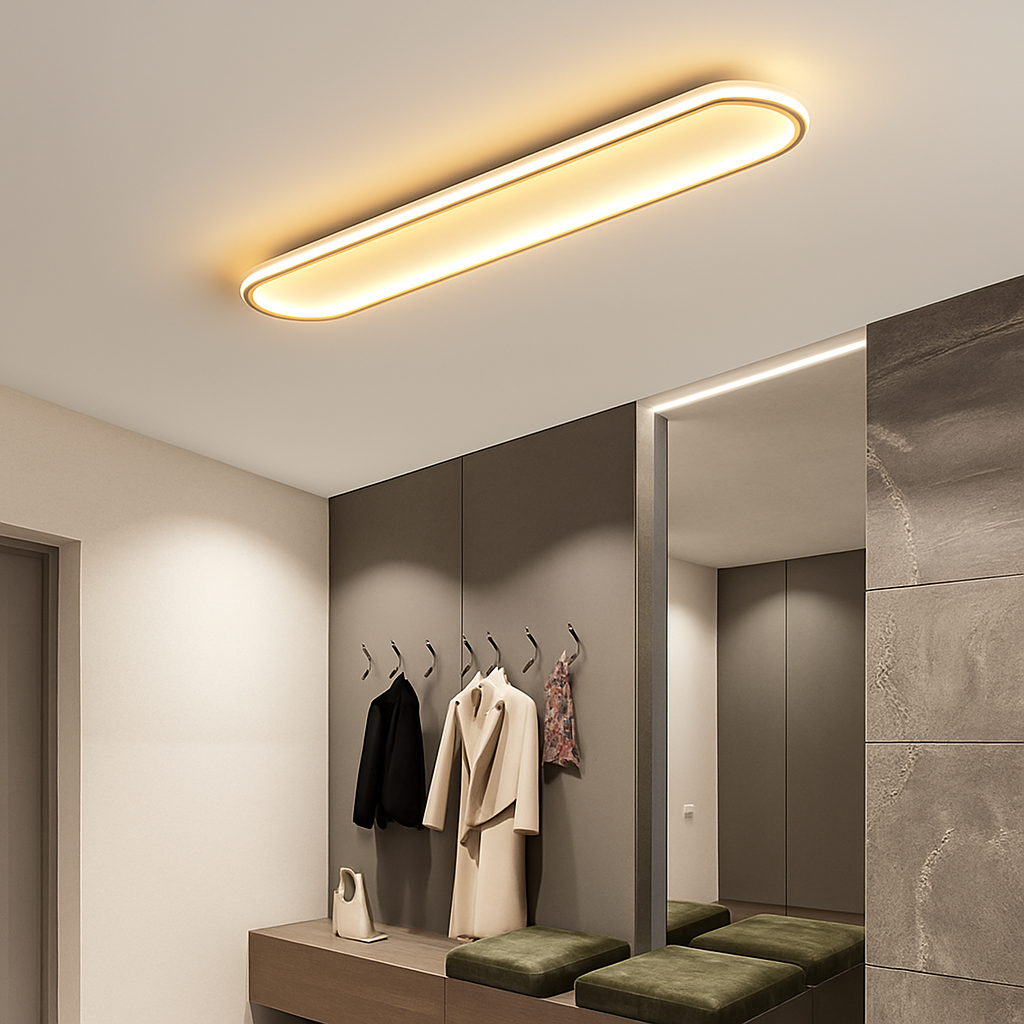 plafonniers annulaires nordiques leds modernes pour restaurant de cuisine - vue 4 sur 18