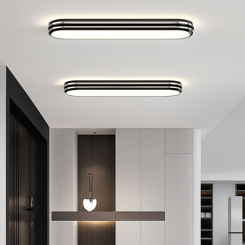 plafonniers led encastrés allée couloir spectre complet protection des yeux