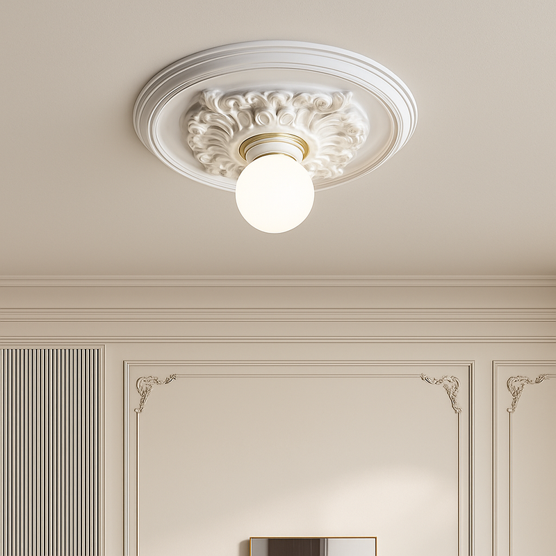 plafonniers led modernes style nordique rétro français sculptés