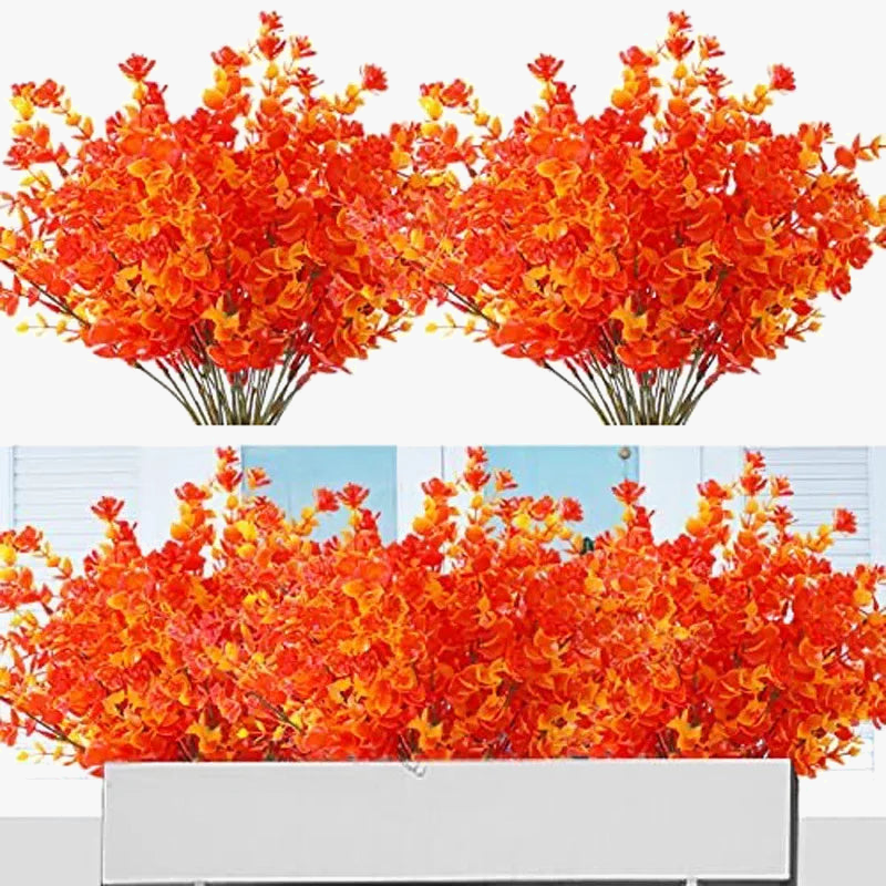plante artificielle d'extérieur résistante aux uv pour décorations d'automne