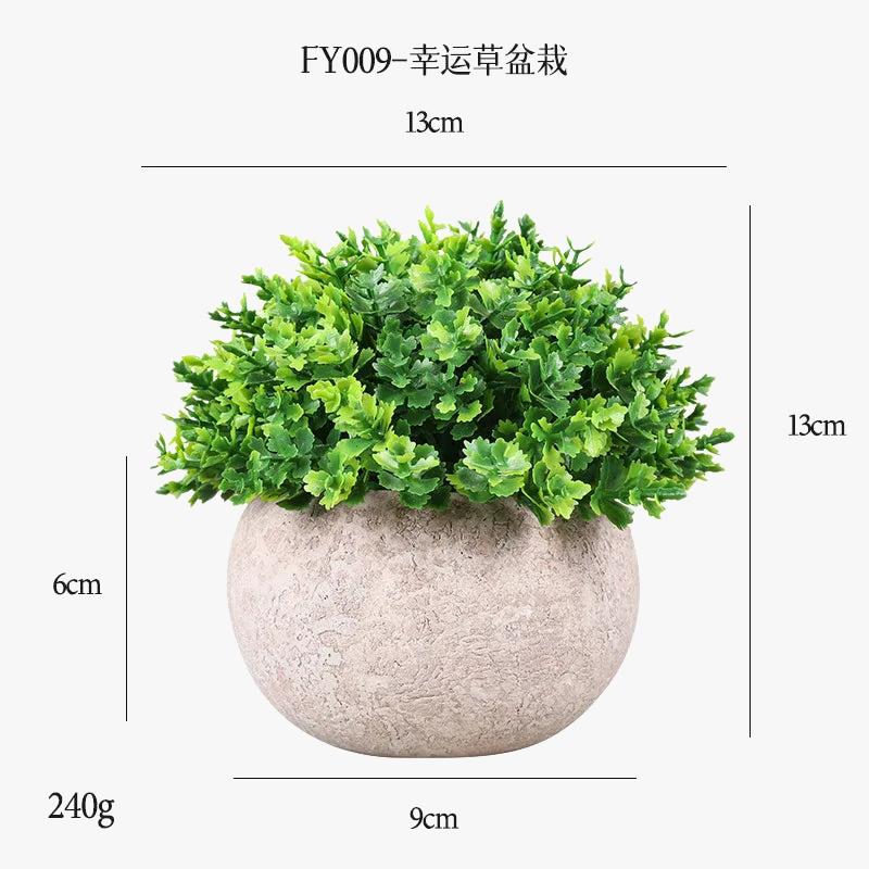 plante artificielle en pot style bonsaï pour décoration intérieure