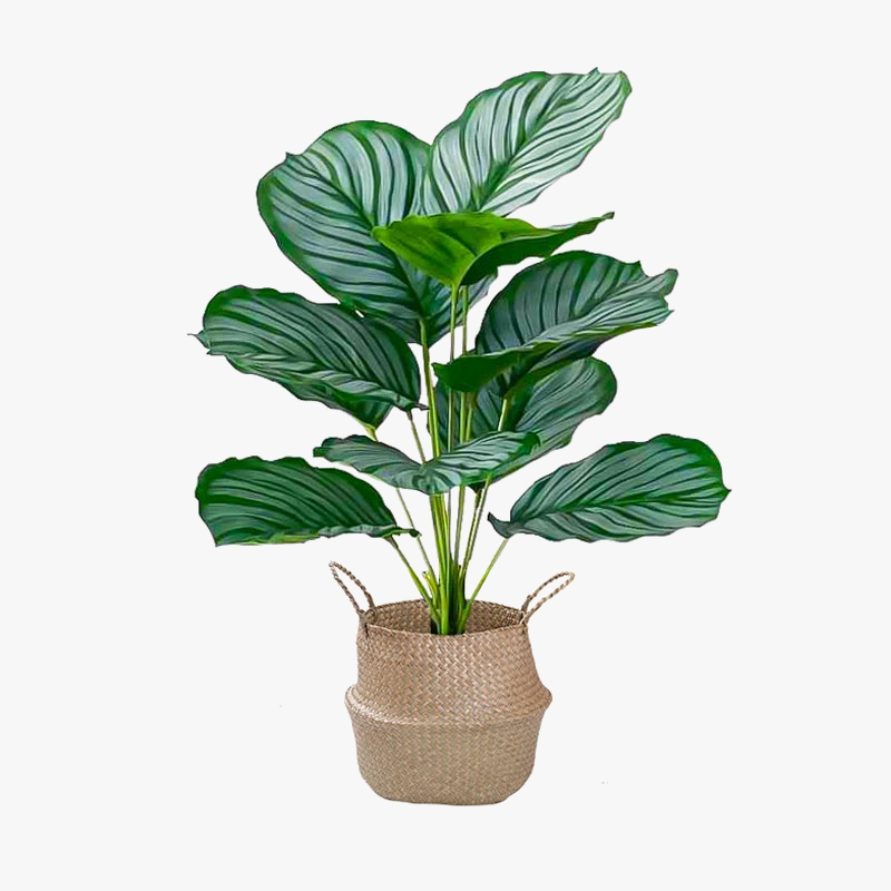 plante artificielle monstera tropicale décoration murale jardin