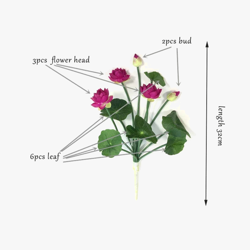 plantes artificielles mini soie décoration pour intérieur jardin et table