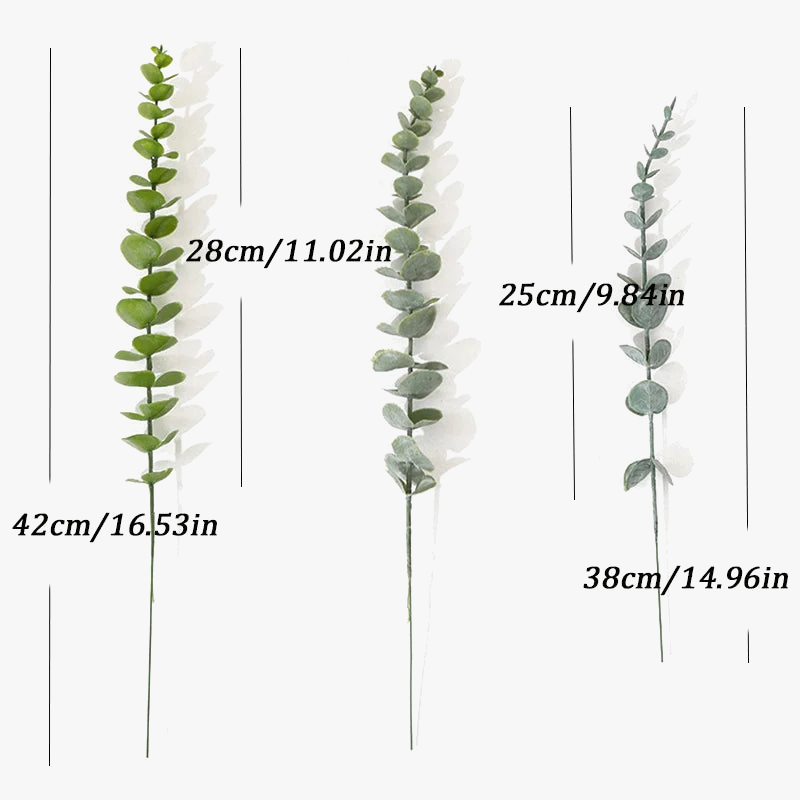 plantes d'eucalyptus artificielles pour décoration mariage et jardin