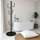 porte-manteau sur pied design moderne en forme de cactus