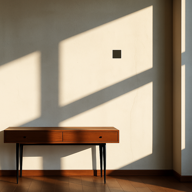 Prise électrique (Europe) en acier noir mat