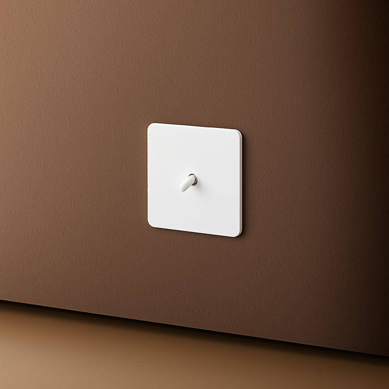 Prise TV et RJ45 en acier blanc mat bords arrondis