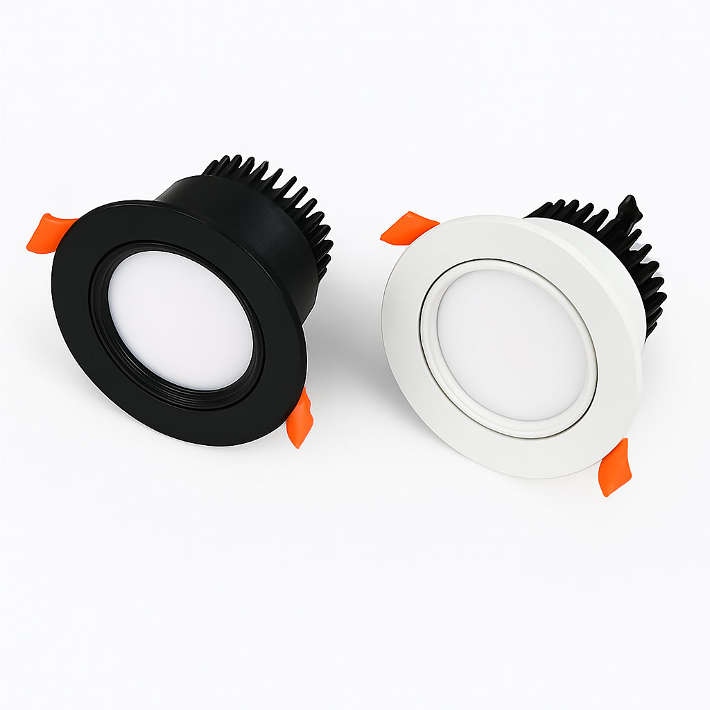 qiuboss spots led encastrés à intensité variable pour loft - vue 5 sur 5