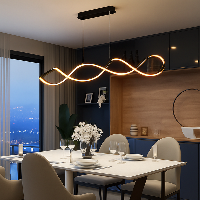 Salle à manger moderne lampara decoracion hogar moderno smart suspension lumières décoration salon lustres pour salle à manger