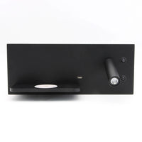 applique murale moderne avec chargeur sans fil éclairage nuit usb
