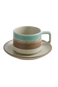 Service a the ceramique retro japonais tasses soucoupes