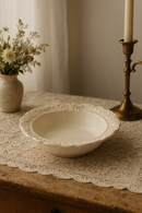 Service de table ceramique relief style vintage restaurant