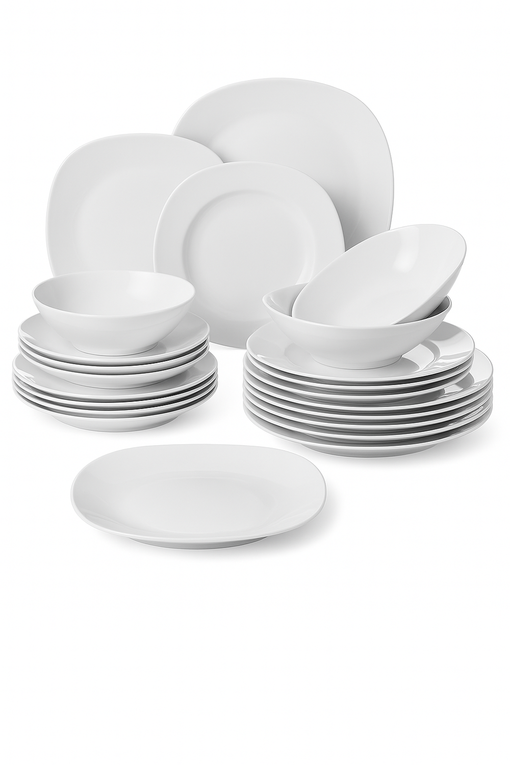 Service de table porcelaine 24 48 pieces moderne
