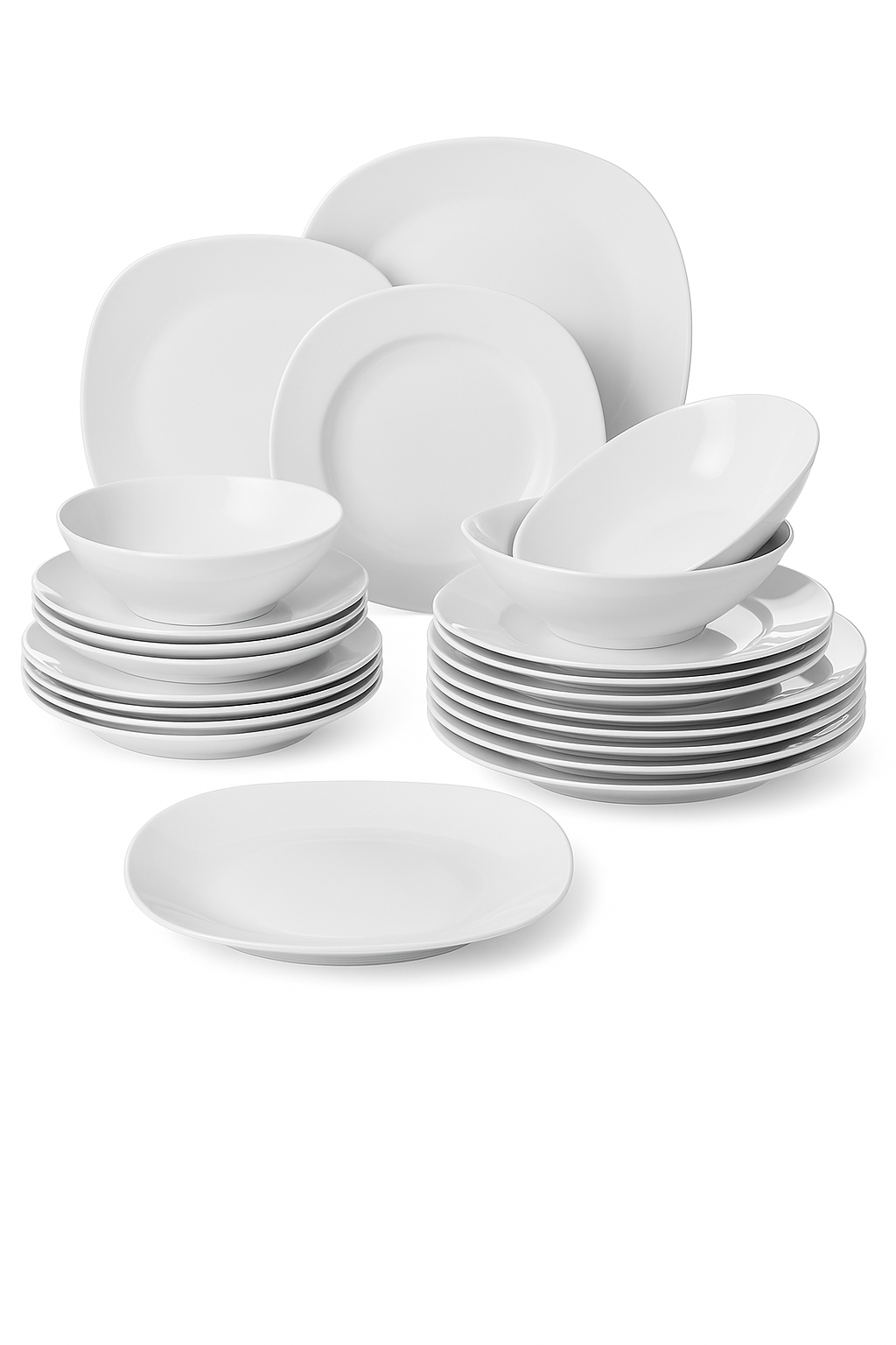 Service de table porcelaine 24 48 pieces moderne - vue 3 sur 2