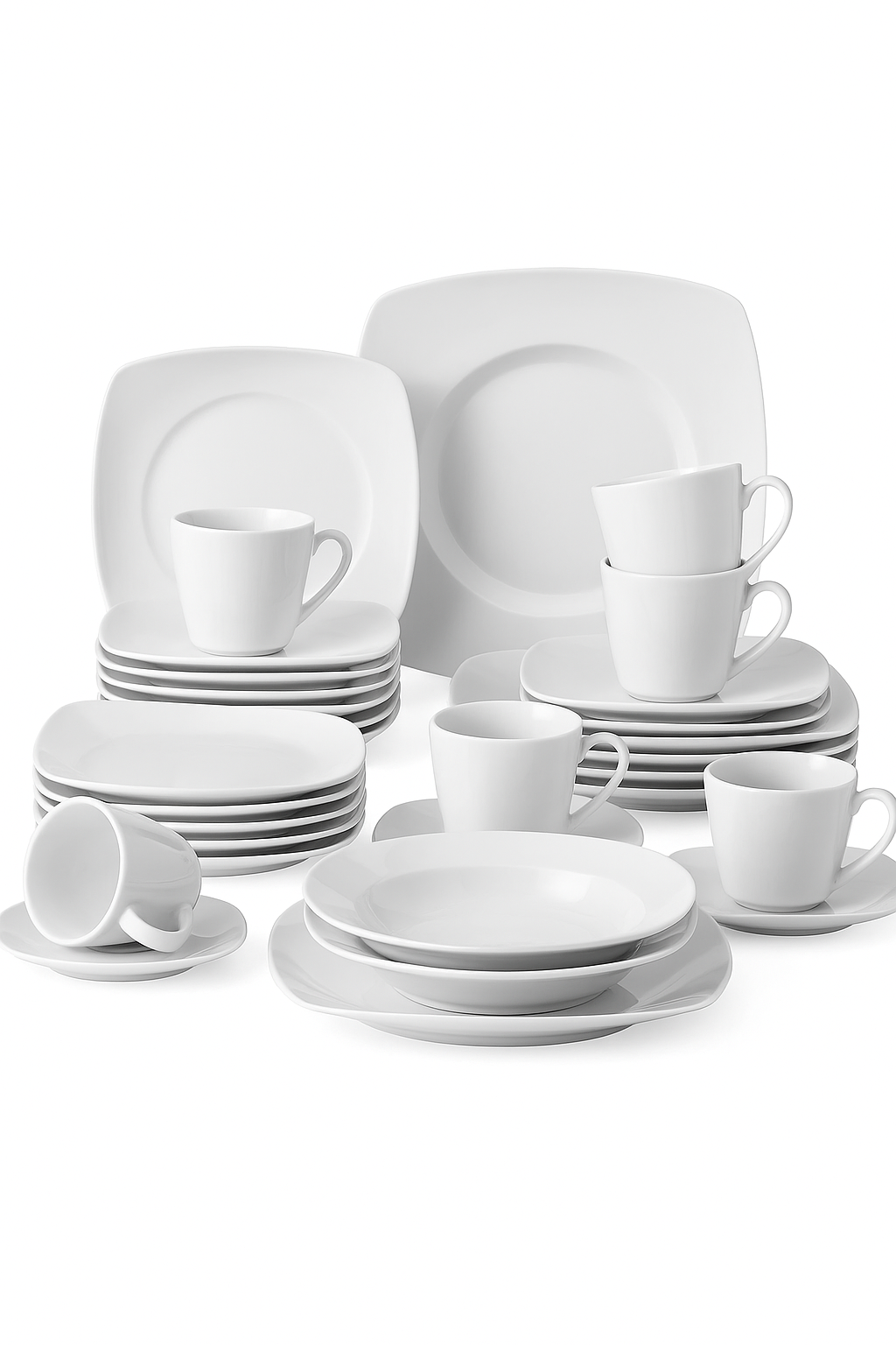 service de table porcelaine malacasa 30 pieces moderne