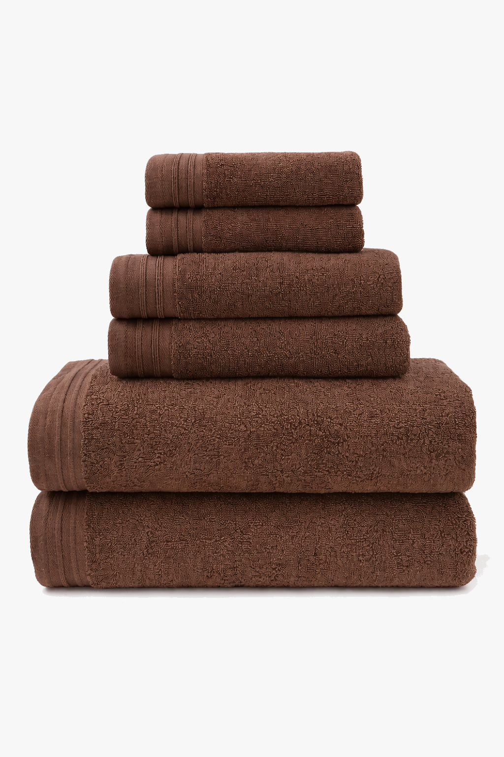 serviette de bain coton bio uni lot 6