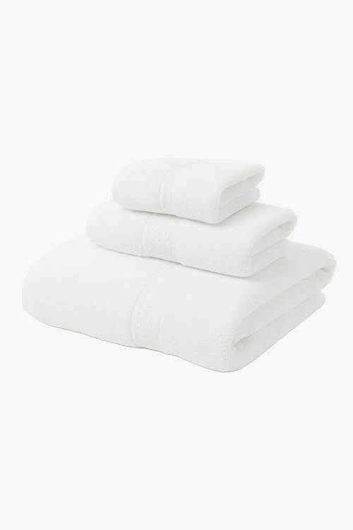 serviette de bain coton doux absorbant set 3