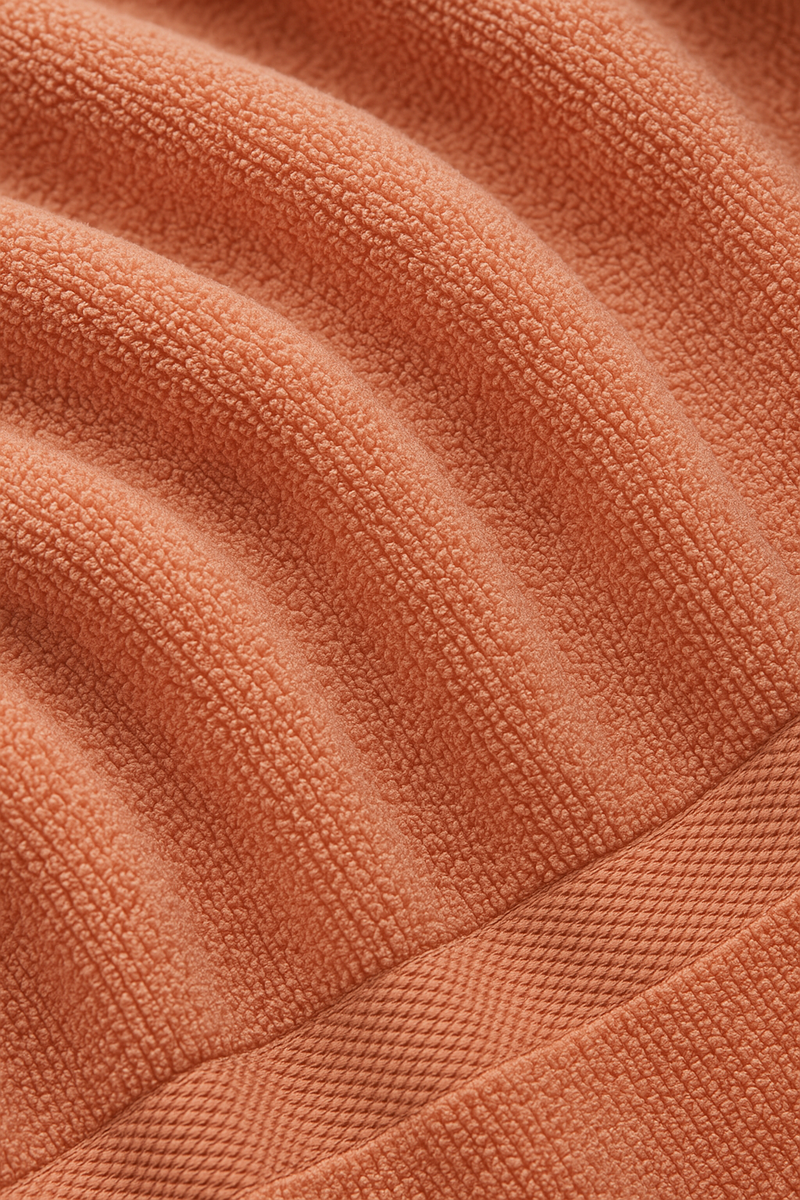 serviette de bain lot 2 coton peigné absorbant