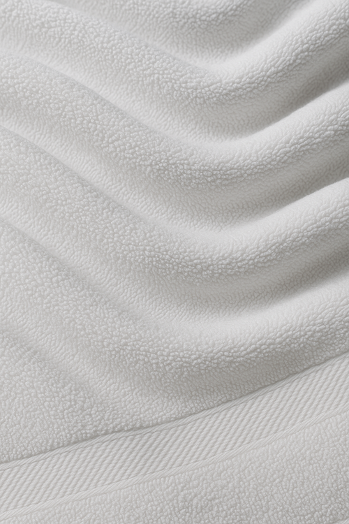 serviette de bain lot 2 coton peigné absorbante