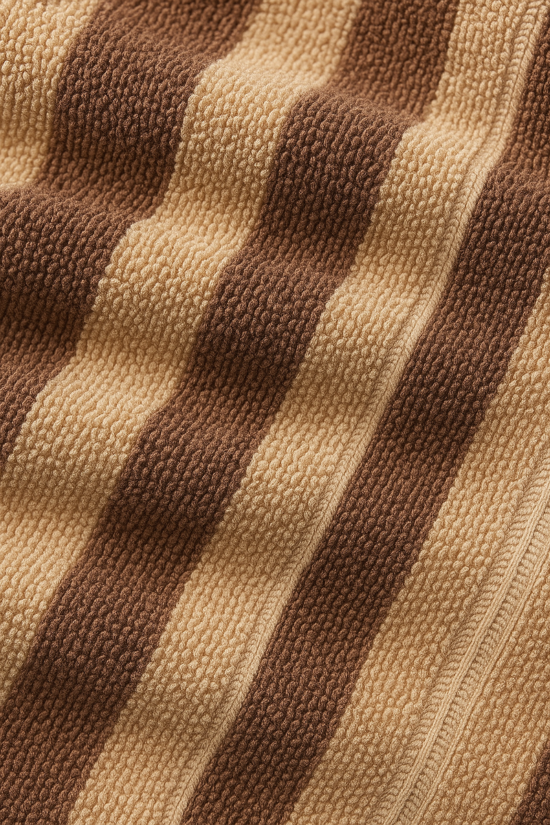 Serviette de bain lot 3 rayées douces absorbantes