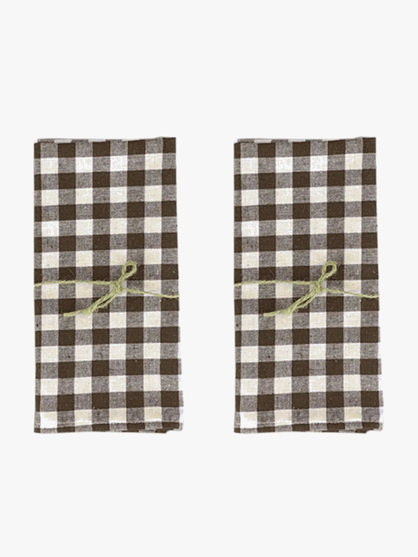 Serviette de table à carreaux style moderne polyester