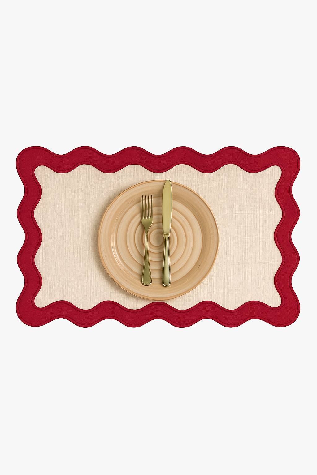 Set de table coton lin motif coquille marin