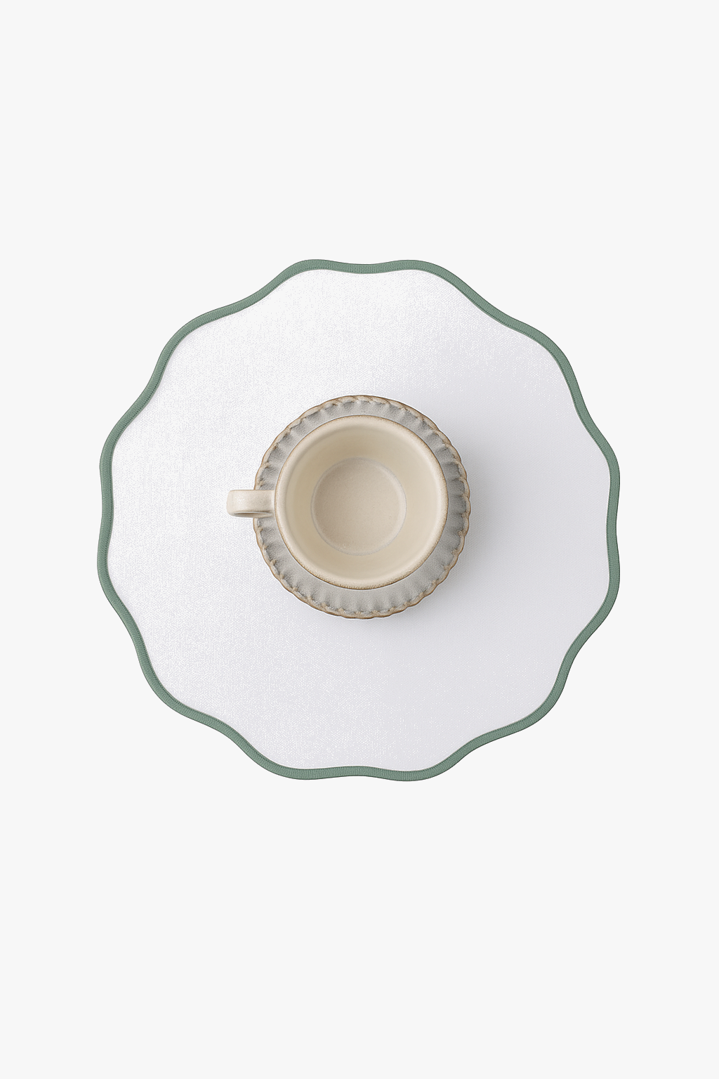 Set de table lin brodé style maison lavable