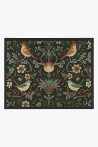 Set de table oiseaux style william morris vintage