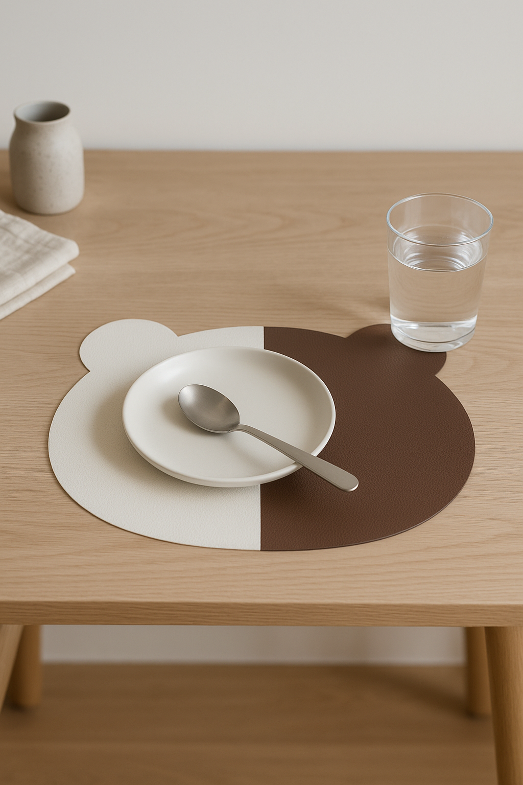 Set de table ours pvc lavable style japonais