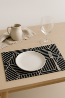 Set de table prairie chic rayures carreaux cuisine
