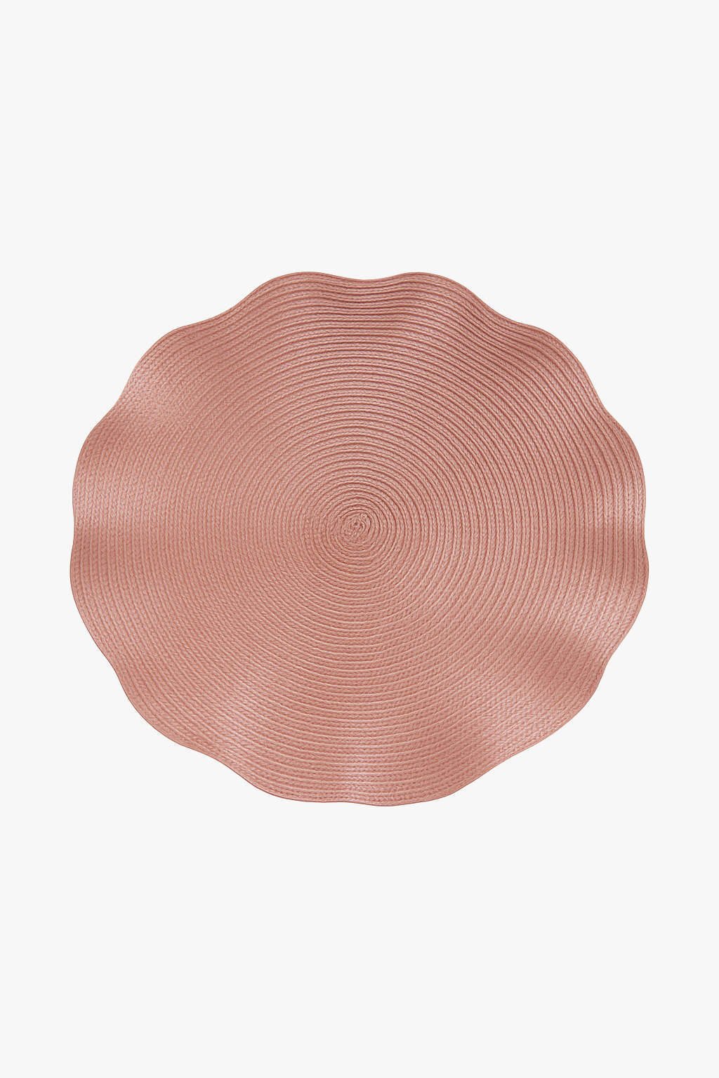 Set de table rond ondulé tressé style moderne