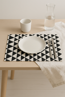 Set de table style prairie rayures carreaux cuisine