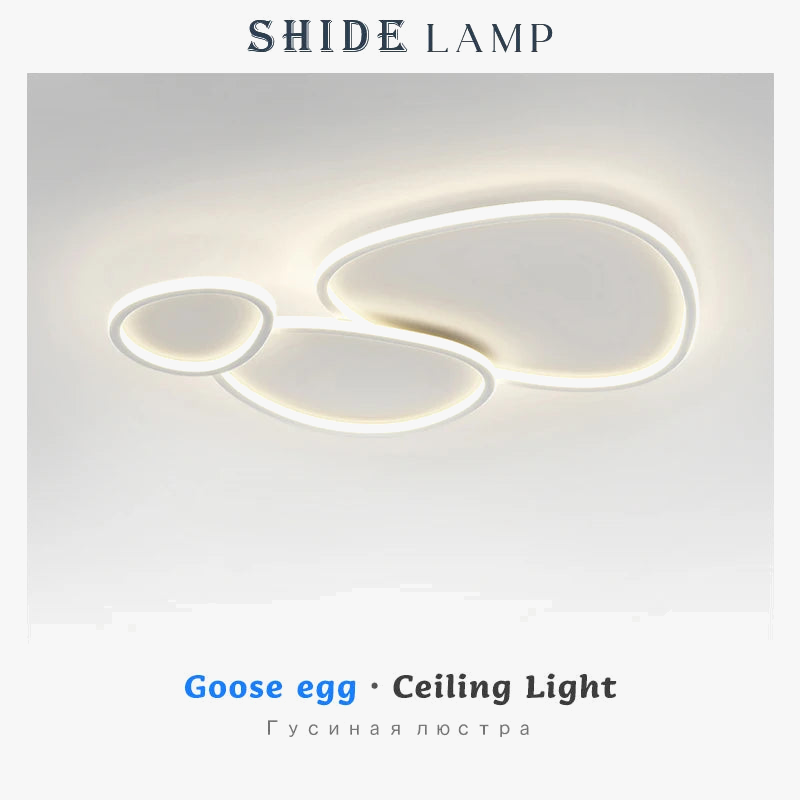 SHIDE Lustre Moderne Led Plafonniers Salon Décor Simple Maison Lampe Créative Pavée Chambre Cuisine Plafonnier