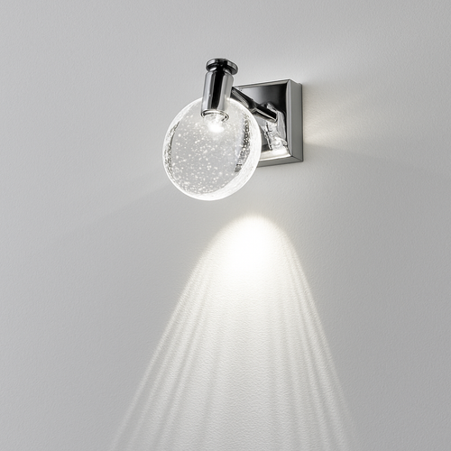 Simple chambre salon cristal applique murale LED lampe miroir avant lampe salle de bain maquillage lampe applique murale décor à la maison lumières miroir lampe