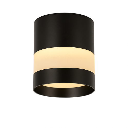 Spot design LED rond avec bande lumineuse Loft