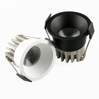 Spot Dimmable LED 3W 5W Anti-éblouissement LED LED éclairage chambre cuisine COB encastré