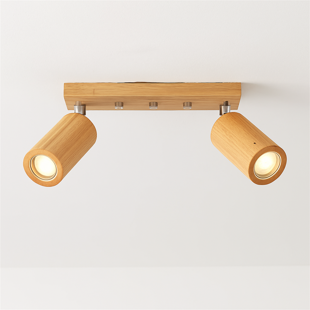 spot en bois simple led pour éclairage de magasin et salle à manger - vue 4 sur 9