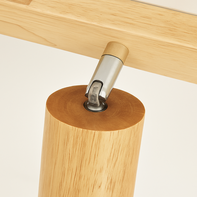 spot en bois simple led pour éclairage de magasin et salle à manger