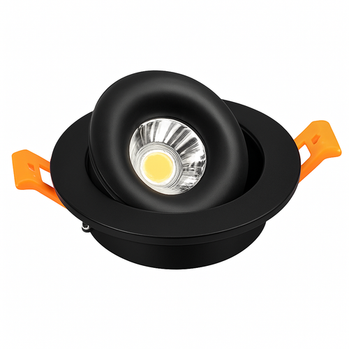 Spot Led Downlight encastré plafonnier 7W12W18W24W Dimmable blanc noir intérieur Led Spot lumière 360 ° réglable pour salon