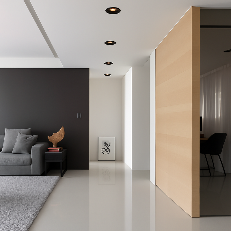 spot led encastrable anti-éblouissement pour villa ou hôtel