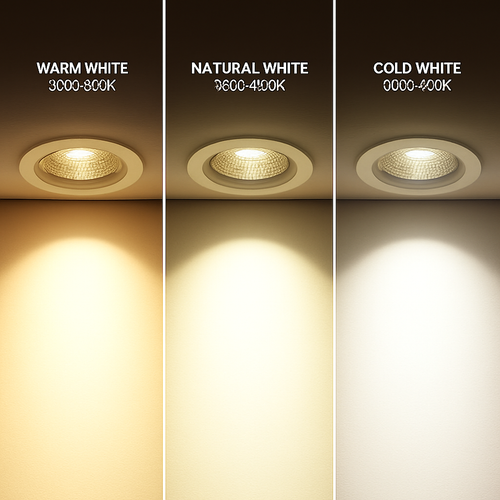 spot led encastrable anti-éblouissement réglable pour intérieur