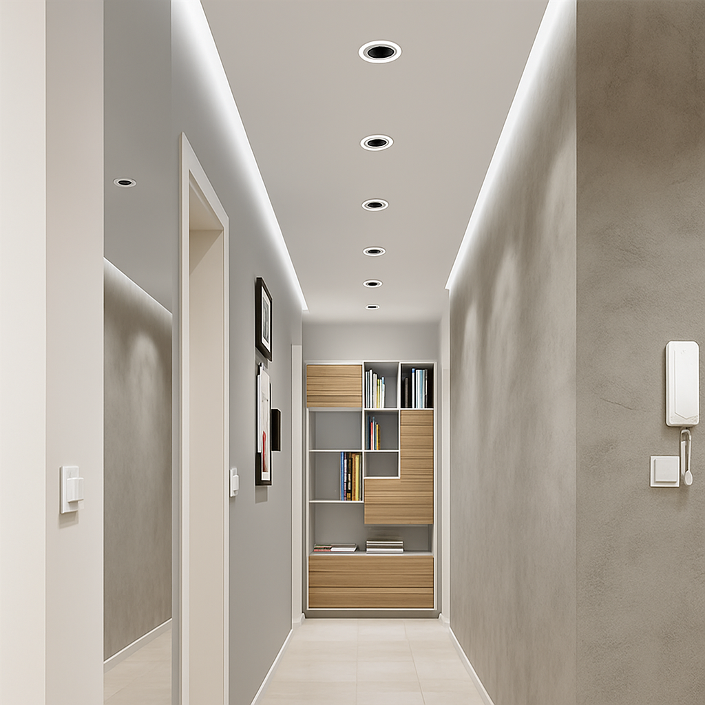 spot led encastrable anti-éblouissement réglable pour intérieur - vue 11 sur 10