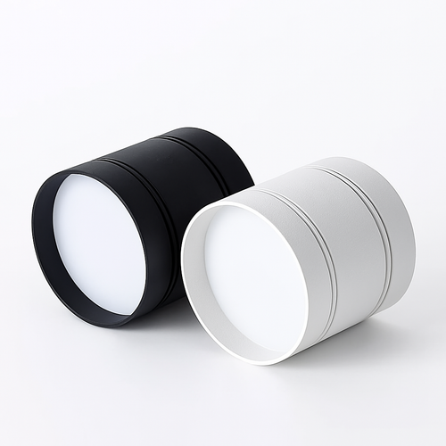 Spot LED à intensité variable 6W9W12W15W20W COB LED plafonniers AC110-220V pas d'ouverture cylindre