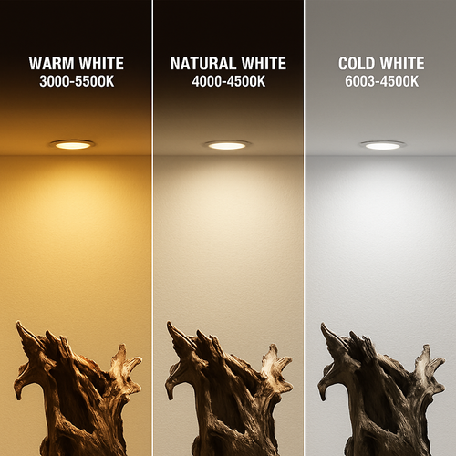 spot led étanche rond ou carré pour intérieur