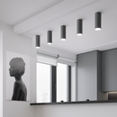 Spot moderne LED en forme de tube doré Grover