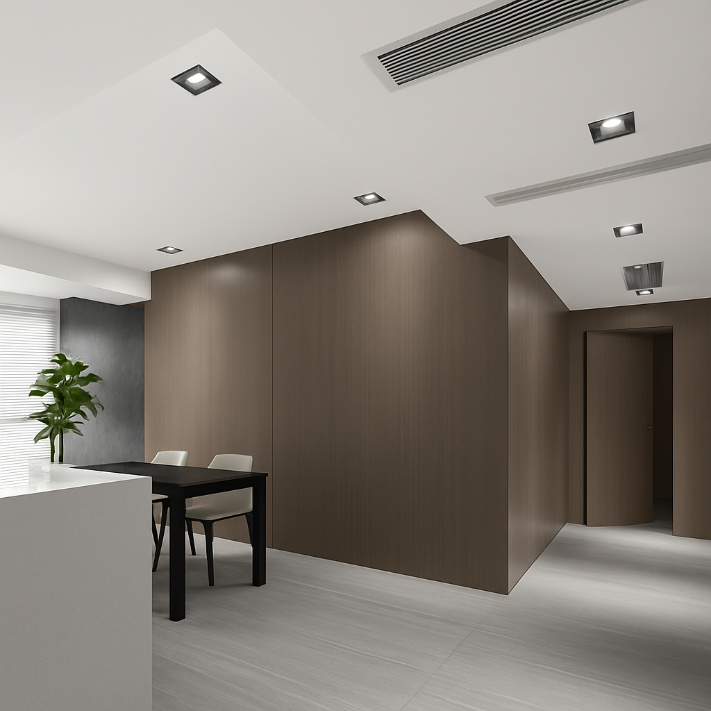 Spot moderne LED à focus réglable et forme encastrable carré Tiago - vue 4 sur 8